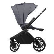 Carucior sport, Lionelo, Mika Plus, Cadru din aluminiu, Copertina XXL, Spatar reglabil in 3 pozitii, Cu accesorii, Pana la 22 kg, 6-48 luni; EN1888-1, EN1888-2 EN1466, Gri BYNLO-MIKA_PLUS_GREY_STONE