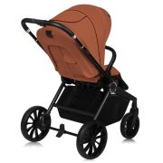 Carucior sport, Lionelo, Mika Plus, Cadru din aluminiu, Copertina XXL, Spatar reglabil in 3 pozitii, Cu accesorii, Pana la 22 kg, 6-48 luni; EN1888-1, EN1888-2 EN1466, Maro BYNLO-MIKA_PLUS_BROWN_RUST