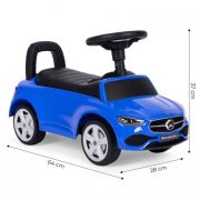 Masinuta de impins cu maner mercedes c class ecotoys 667 - albastru edeedi667blue