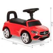 Masinuta de impins cu maner mercedes c class ecotoys 667 - rosu edeedi667red