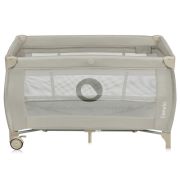 Patut pliant, Lionelo, Stefi Plus, Cu doua nivele, Cu intrare laterala cu fermoar, 2 roti, 120 x 60 cm, Conform cu standardul european de securitate EN 716, Bej BYNLO-STEFI_PLUS_BEIGE_CAPPUCCINO