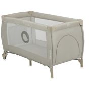Patut pliant, Lionelo, Stefi Plus, Cu doua nivele, Cu intrare laterala cu fermoar, 2 roti, 120 x 60 cm, Conform cu standardul european de securitate EN 716, Bej BYNLO-STEFI_PLUS_BEIGE_CAPPUCCINO