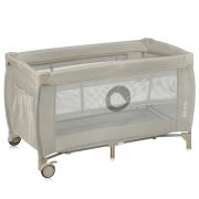 Patut pliant, Lionelo, Stefi Plus, Cu doua nivele, Cu intrare laterala cu fermoar, 2 roti, 120 x 60 cm, Conform cu standardul european de securitate EN 716, Bej BYNLO-STEFI_PLUS_BEIGE_CAPPUCCINO