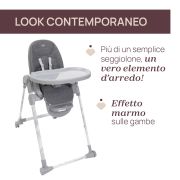 Scaun de masa Chicco Polly Armonia Carrara, 0luni+ CHC8714043-8