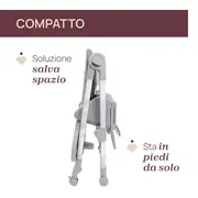 Scaun de masa Chicco Polly Armonia Carrara, 0luni+ CHC8714043-8