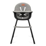 Scaun de masa copii Momi Flovi, Piele ecologica, Black KRTKRKA00033