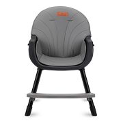 Scaun de masa copii Momi Flovi, Piele ecologica, Black KRTKRKA00033