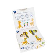 Set 6 tuburi vopsea pictura cu degetele - pastel