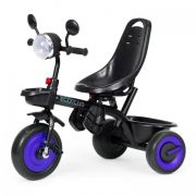 Tricicleta 3 in 1 pentru copii, scaun rotativ 360°, roti din spuma eva, ecotoys wql-066-51 - albastru edeediwql-066-51blue