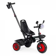 Tricicleta 3 in 1 pentru copii, scaun rotativ 360&deg;, roti din spuma eva, ecotoys wql-066-51 - rosu edeediwql-066-51red