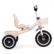 Tricicleta cu pedale pentru copii, roti din spuma eva, ecotoys wql-1999 - bej edeediwql-1999beige