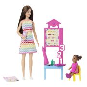 BARBIE SET DE JOACA PAPUSA BARBIE SATENA FACE CARIERA PROFESOARA VIVMTJCR71_JCR76