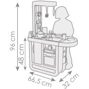Bucatarie smoby cherry kitchen cu 25 accesorii hubs7600310914