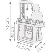 Bucatarie smoby cherry kitchen cu 25 accesorii hubs7600310914