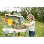 Bucatarie smoby mud kitchen cu 15 accesorii hubs7600840208