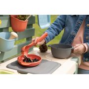 Bucatarie smoby mud kitchen cu 15 accesorii hubs7600840208