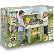 Bucatarie smoby mud kitchen cu 15 accesorii hubs7600840208