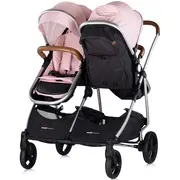 Carucior gemeni chipolino duo smart 2 in 1 pink marshmallow hubkbds02506pm