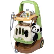 Jucarie smoby animal care trolley cu 10 accesorii hubs7600340405