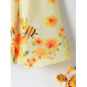 Rochita galbena cu albinute si flori mdtu101-r1