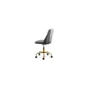 Scaun de birou off 642, rotativ, inaltime reglabila, baza aurie, catifea, 100 kg drm10542