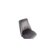 Scaun de birou off 642, rotativ, inaltime reglabila, baza aurie, catifea, 100 kg drm10542