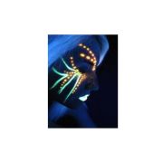Creion cu sclipici, pentru fata si corp -UV reactiv - Mint Green Glitter me Up! Paint Glow MCSPGA711X41