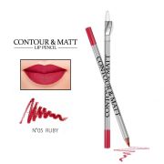 Creion pentru conturul buzelor, Contour and Matt, Revers, nr.05 Ruby, mat MCSRVCRCMATT05