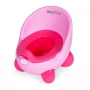 Olita pentru copii, insertie detasabila, picioare antiderapante ecotoys pp112 - roz edeedipp112pink
