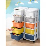 Raft cu 5 compartimente pentru depozitarea diverselor obiecte modernhome po08 - multicolor edeedipo08