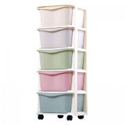 Raft cu 5 compartimente pentru depozitarea diverselor obiecte modernhome po10 - multicolor edeedipo10