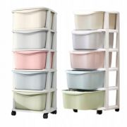 Raft cu 5 compartimente pentru depozitarea diverselor obiecte modernhome po10 - multicolor edeedipo10