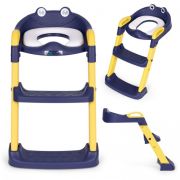 Reductor toaleta cu scara pentru copii ecotoys pp8001 - albastru edeedipp8001blue