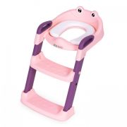 Reductor toaleta cu scara pentru copii ecotoys pp8001 - roz edeedipp8001pink
