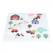 Salteluta de joaca pentru copii 90.5 x 90.5 x 1 cm ecoeva020 - ferma edeediecoeva020