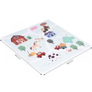 Salteluta de joaca pentru copii 90.5 x 90.5 x 1 cm ecoeva020 - ferma edeediecoeva020