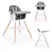 Scaun de masa 2 in 1 ecotoys hc508 - gri edeedihc508grey