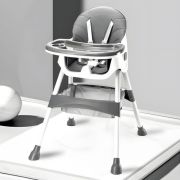Scaun de masa pentru copii ecotoys hc521 - gri edeedihc521grey