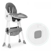 Scaun de masa pentru copii ecotoys hc521 - gri edeedihc521grey
