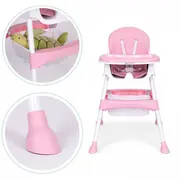 Scaun de masa pentru copii ecotoys hc521 - roz edeedihc521pink