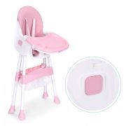 Scaun de masa pentru copii ecotoys hc521 - roz edeedihc521pink