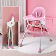 Scaun de masa pentru copii ecotoys hc521 - roz edeedihc521pink