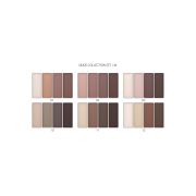 Set 12 bucati fard de pleoape Gallant, Nude Collection, Sidef