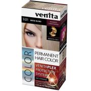Vopsea de par permanenta, Venita Plex, 125 ml, Nr 9.01, Blond Bej, 125ml
