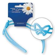 Cordeluta pentru par, Top Choice, cu fluturas albastru, TC27161
