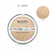 Iluminator pudra, Strobe and Glow, Revers, 8g, Nr 08, Opal