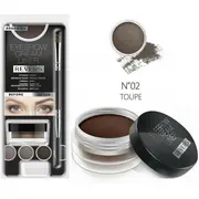 Kit pentru machiajul sprancenelor, Cream Liner, Revers, Taupe