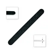 Pila abraziva dreapta Top Choice, 74356, 4mm, granulatie 120/180