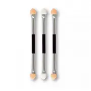 Set 3 bucati Aplicator dublu pentru fard de pleoape, Top Choice