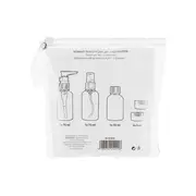 Set de 5 Recipiente pentru calatorie si etui cu fermoar, Top Choice,